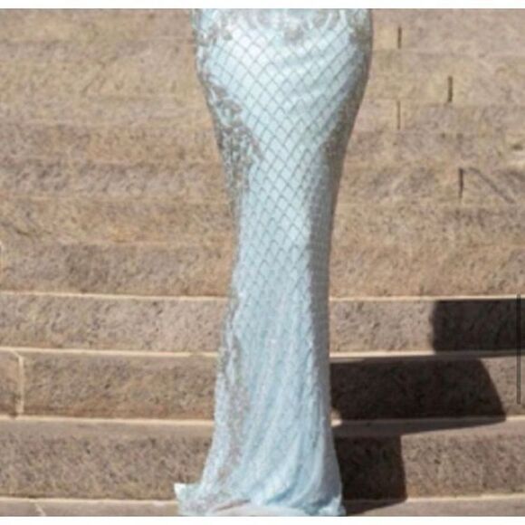 Gorgeous Primavera Couture Women's Beaded Prom Dress Evening Gown NWT - Picture 9 of 10